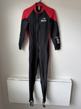 SSA Ultraskin Green Black Skin Suit Thermal Skin SIZE 16/18 Sports Suit Bioracer